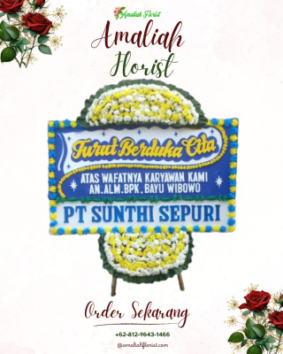 Papan Bunga Duka di Tanjung Telang