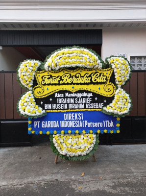 Papan Bunga Duka di Tanjung Telang